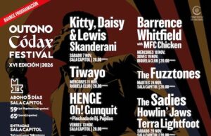 Outono Códax Festival en Santiago de Compostela del 7 al 28 de noviembre 2026 Festival Outono Códax 2026