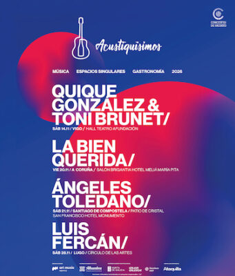 Ciclo Acustiquísimos de Galicia del 14 al 28 de noviembre 2026 Ciclo Acustiquísimos